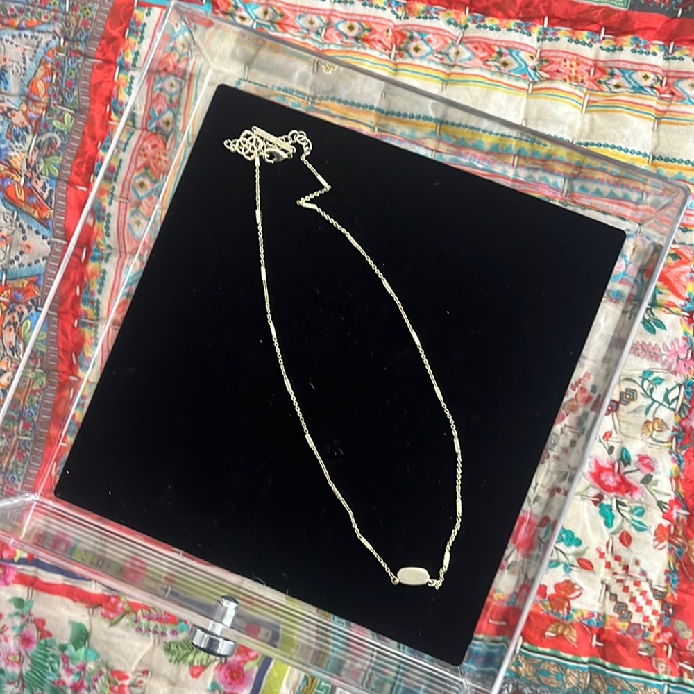 Gold FERN necklace